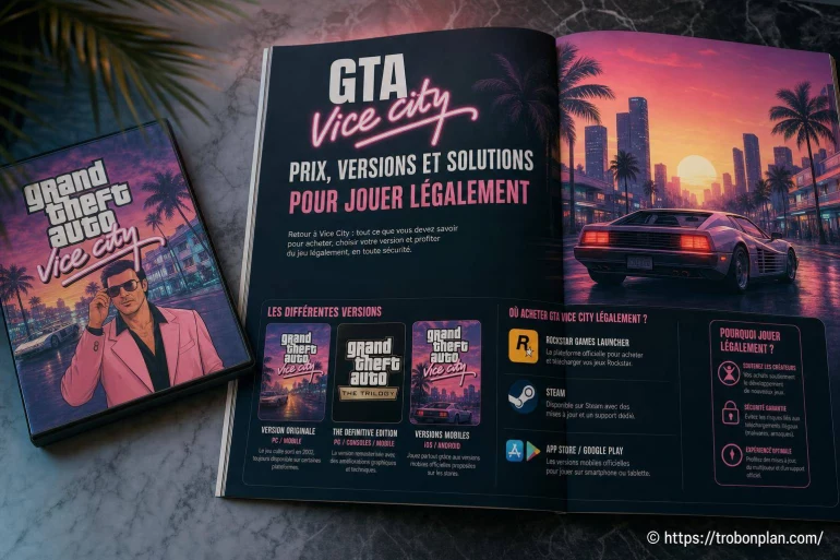 Prix et versions de GTA Vice City