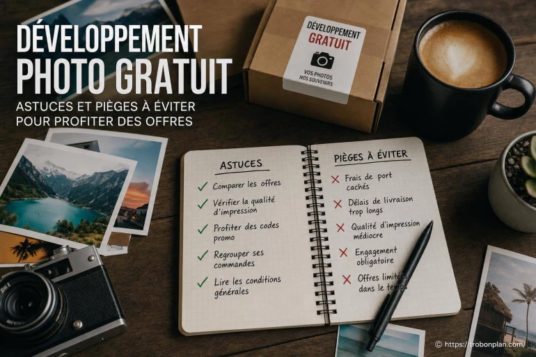 Développement photo gratuit : astuces pratiques et pièges à éviter pour bien en profiter