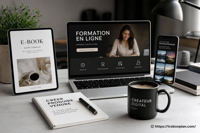 Créer et vendre des produits digitaux : ebooks, formations et photos