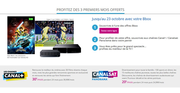 Canal+ offert GRATUITEMENT pendant 3 Mois
