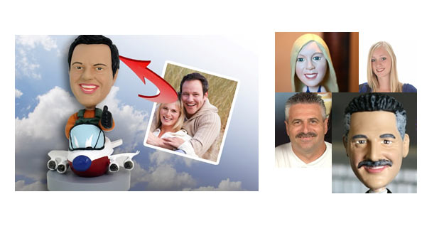 Obtenez des caricatures en figurine 3D pas cher