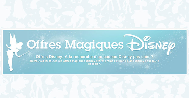 Promo sur le Disney Store - Jusqu'à -50%