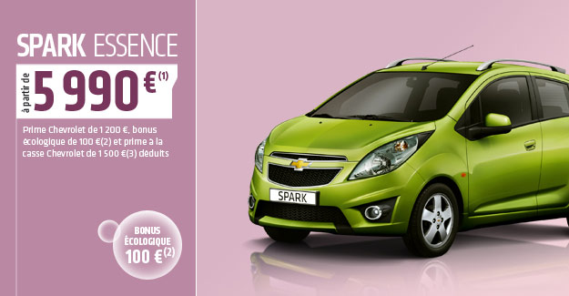 Essai Chevrolet Spark & Aveo Promo