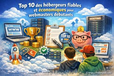 Top 10 des hébergeurs fiables et économiques pour webmasters débutants