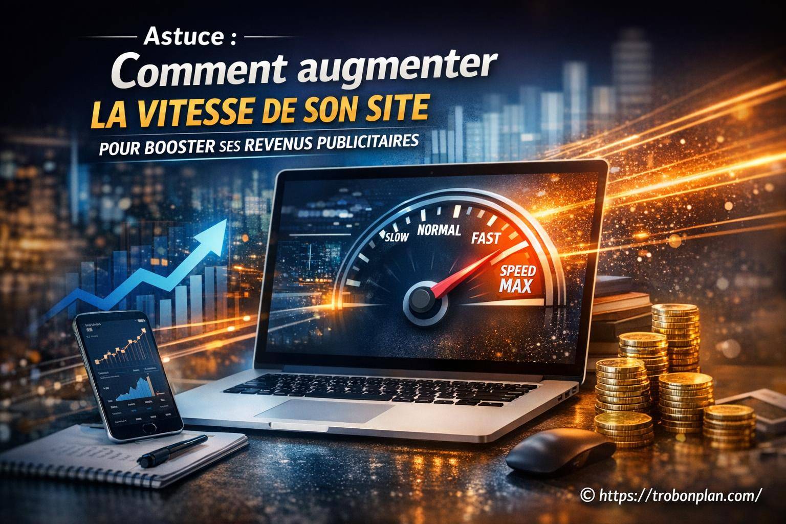 Astuce pour augmenter la vitesse de son site et booster ses revenus publicitaires