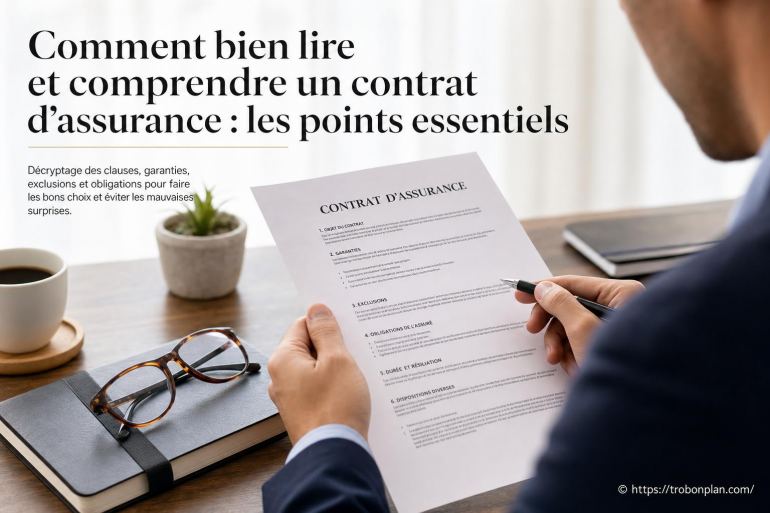 Comment bien lire et comprendre un contrat d’assurance : les points essentiels à connaître